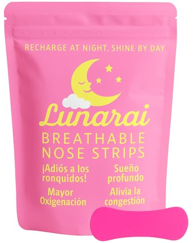 Tiras Nasales Antironquidos 60 UNIDADES | Dilatador Nasal para Dormir Mejor | Tiras nasales para dormir | Tiritas Nariz Respirar | Nasal Strips para Ronquidos