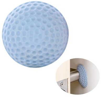 Alipis Blue Rubber Door Knob Protector Self-Adhesive Wall Stopper Bumper Pads Noise-reducing Impact Absorber for Doors Furniture and Household Surfaces