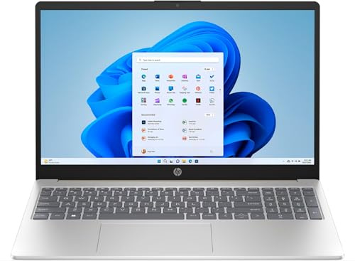 HP 15.6 Laptop | Intel Core i5-1334U | 16 GB RAM | 512 GB SSD | Intel Iris Xe Graphics | FHD (1920 x 1080) Display | Windows 11 Home | Natural Silver | 15-fd0072na