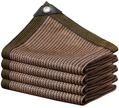 Tenda parasole rettangolare, 2 x 4 m, rete ombreggiante da giardino, ombreggiatura per serra, protezione dal vento, protezione solare per recinzioni libere