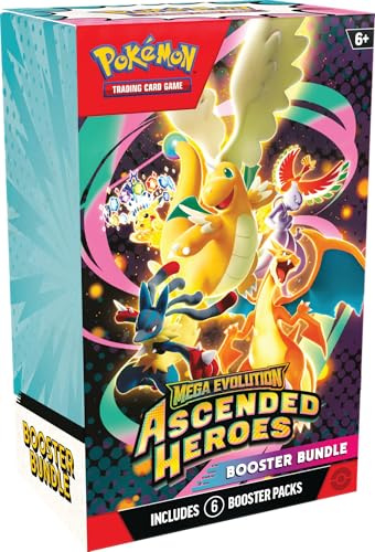 Pokémon TCG: Mega Evoluzione - Pacchetto Booster Eroi Ascesi (6 Booster Pack)