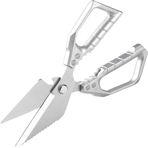 Multiuso Per Alimenti Lavabili In Lavastoviglie, 22,8x9cm Acciaio Inossidabile, Da Cucina Per Alimenti, Forbicis Da Cucina Robuste Per Taglio Ossa Apertura Crostacei