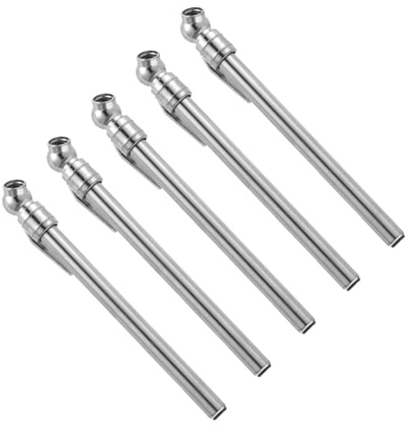UTHCLO Set 5 Pezzi Penne Misuratore Pressione Pneumatici per Auto, Manometro Portatile Compatto e Leggero per Controllo Ruote, Strumento Durevole per Monitoraggio Pressione Pneumatici