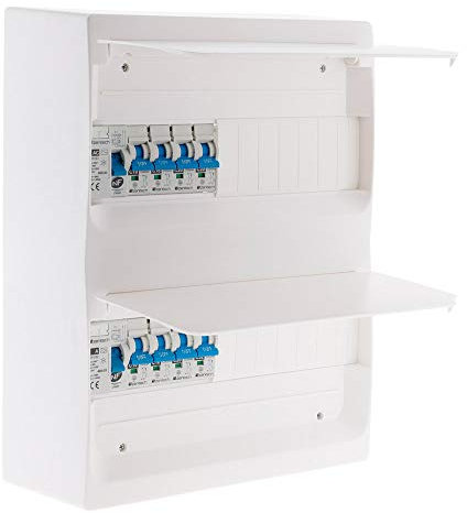 Zenitech - Coffret électrique équipé 26 modules - T1/T2 - 8 disjoncteurs