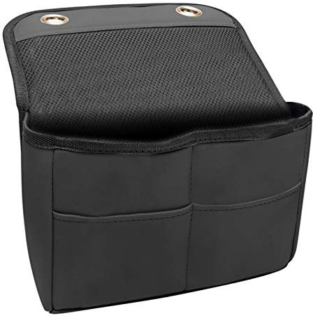 Auto Aufbewahrungstasche, Auto Rücksitz Organizer, Auto Kopfstütze Rücksitz Aufbewahrungstasche Basket Organizer, Autositz Organizer 25cm * 16cm * 8cm,Schwarz