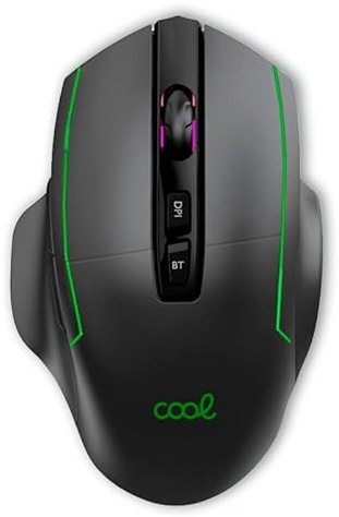 Trådlös mus + Bluetooth 2-i-1 (uppladdningsbar) Gaming Led RGB Cool Lagoon