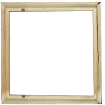 Cornice in legno per pittura a olio su tela, cornice fai da te, cornice in legno, moderna cornice in legno fai da te (20 cm x 20 cm)