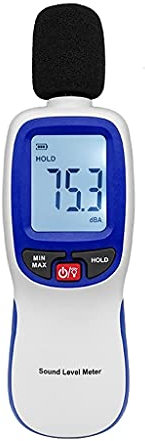 BXBFH - Medidor digital de nivel de sonido, medidor de ruido, volumen, medidor de decibelios, monitoreo, instrumentos de medición, decibelímetro