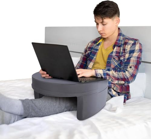 Cocoarm Almohada de Lectura para Regazo, Almohada de Lectura de Espuma Viscoelástica con Bolsillos Laterales, Almohada de Escritorio Extra Grande para Reposabrazos para Leer Juegos de