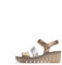 Fly London Damen BEXY575FLY Sandal, Sahara/Silver/Sahara, 36 EU