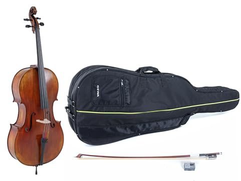 Violoncello GEWA, set di violoncelli serie Maestro 2 VC4-1/4 pronto per l'uso con borsa, arco Massaranduba e corde Larsen Aurora