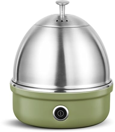 XYUERU Cuociuova Elettrico in Acciaio Inossidabile, cuociuova Elettrico for la Colazione, cuociuova Automatico a Vapore, cuociuova Multifunzione, cuociuova a Vapore for Crema pasticcera all'uovo