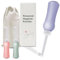 500ml Po Dusche mit Reiseetui, Einziehbare Portable Bidet für Reisen und Zuhause - Ersetzt Feuchttücher, spart Toilettenpapier, Hygienische Intimdusche Podusche für Frau Wochenbett (500ml-Violett)