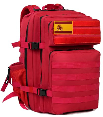 SEYATULH Mochila Táctica 45L, MOLLE para Viaje, Senderismo y Gimnasio | Resistente y cómoda, múltiples bolsillos, diseño ergonómico para uso diario y actividades al aire libre