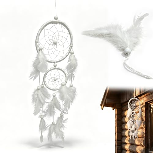 Atrapasueños Grande, Hecho a Mano, Atrapasueños para Niñas y Niños, Ideal para Guarderías y Dormitorios, Decoración de Pared Elegante, Regalo de Bendición con un Toque Especial