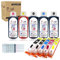 Encre de bouteille 5x100ml et kits de recharge d'encre CLI-571 PGI-570 compatibles avec les modèles PIXMA TS5052 TS5055 TS5055 TS6050 TS6051 TS6052 MG5752 MG5752 MG5753 MG6501 MG6852 MG6853 Imprimante