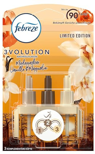 Febreze 3Volution Vanille Duftstecker Nachfüller 20ml, Nachfüller, Raumduft Und Lufterfrischer