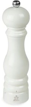 PEUGEOT - Salzmühle Paris u‘Select 22 cm - 6 Mahlgrade - Innovatives Zirlion-Mahlwerk für pulverfeines Salz - Aus PEFC-zertifiziertem Holz - Französisches Know-how - Elfenbein lackiert