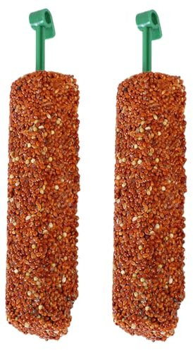 Nymphensittich Leckerlis - 2 Stück Vogelsnacks - Kausnack Trainingsbelohnung Für Nymphensittich Kanarienvogel Beo Fink Conure