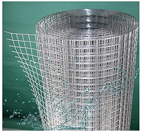 Hardware Cloth, Stainless Steel Welded Wire Mesh, Garden Aviary Fence for Chicken Coop, Animal Barrier, Plants Support, Easy to Bend Or Form(1|12x12mm,1.2x10m)