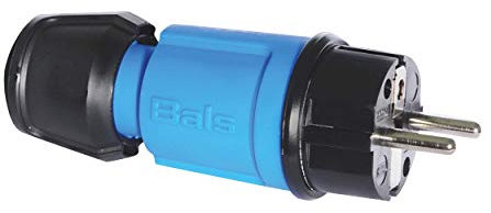 Bals Fiche de Contact de Protection, Bleu, 7370 avec raccord Multi-Grip