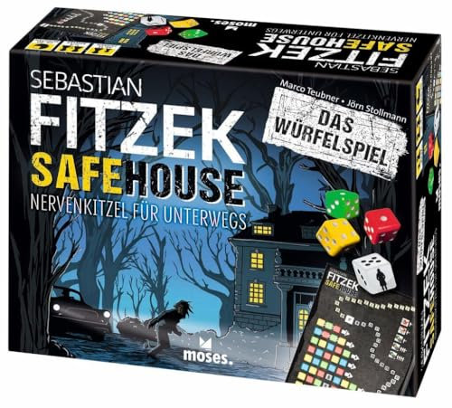 moses. Sebastian Fitzek SafeHouse - Das Würfelspiel | Der Gesellschaftsspiel-Klassiker für unterwegs | Von Marco Teubner