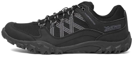 Regatta Mens Edgepoint Mid WP Black/Granit EU47/UK12