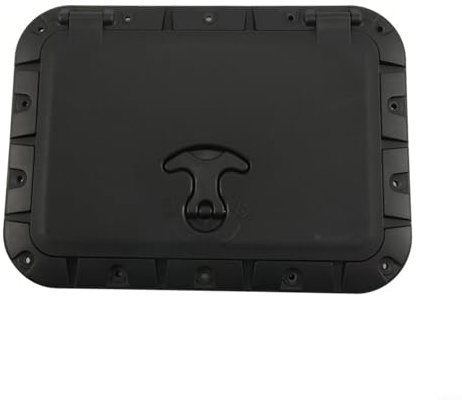 FUANA Placa de montaje cuadrada de 35 x 25 cm con diseño de apertura de 180 grados para almacenamiento de kayak y canoa