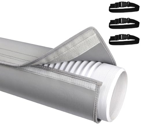 Copertura per tubo condizionatore portatile - Protezione Antipolvere,Guaina Isolante per Tubo Climatizzatore | per Proprietari di Casa, Affittuari, Padroni di Casa, Amanti del Fai Da Te, Ufficio, Scuo