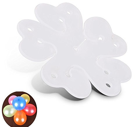 mciskin 60 STÜCKE Tragbare Blume Form Ballon Clips Halter für Hochzeit Event Dekorationen Birthday Party Supplies