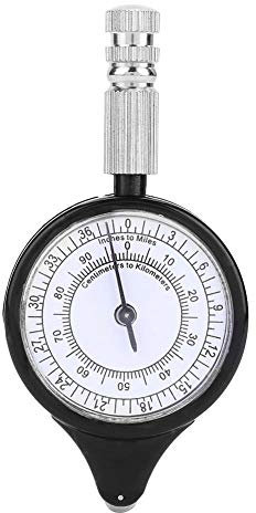 Kurvimeter,Kartenmesser Für Wanderkarten,Mini Cam Karte Messuhr Kompass Entfernungsmesser Meter Entfernungsmesser Canculator Map Tool Multifunktions Kartenmessgerät Für Outdoor Survival Wandern