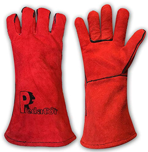Predator By Ron Lightning Mig Gauntlet Welding Gloves