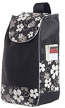Sacs de courses réutilisables, sac de rechange pour chariot de courses pliable, portable et imperméable 40 l Oxford tissu chariot de courses Sac de rechange