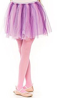 OVISSA Collants pour Filles Collants de Ballet pour Enfants, Rose 5-6 ans
