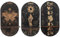 Cabilock 3 Stücke Holz Kristall Regal Wand Montiert Kristall Ständer Ätherische Öle Mondphase Regal Mond Sonne Heilsteine ​​Halter Boho Regal Dekor Für Wohnzimmer, G13392Z15I9, 21.5x11.6cm