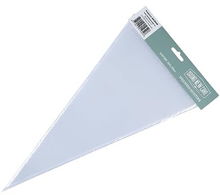 BrandNewCake® Sac à Poche Monouso 35cm - Trasparente - Confezione da 10 - Sacchetti Decorativi Resistenti