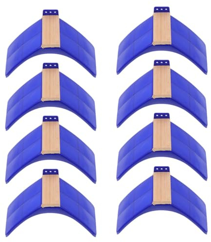 Toddmomy 8 Stück Teiliges Tauben sitzbrett aus Naturholz Stabile Sitzstange für Papageien und Hühner Komfortabler Standplatz für Mittelgroße Vögel Sicher und Fördert Fußbewegung