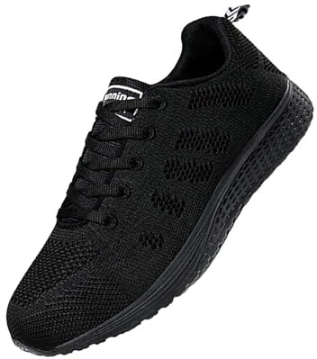 Baskets orthopédiques pour femme - Couleur unie - Élégantes - Chaussures de randonnée pour femme - Chaussures de sport décontractées - Chaussures de tennis - Baskets en maille respirante - Chaussures