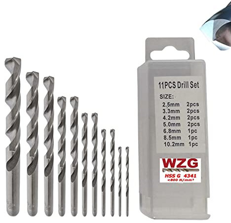 Kernlochbohrer Bohrer Metall Spiralbohrer 2,5/M3-10,2/M12 Set HSS GN Bitte Größe wählen!! (8,6mm M10, 1 Stück)
