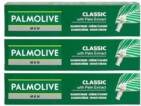 Palmolive Rasiercreme für Herren, 3 x 100 ml, 3 Stück