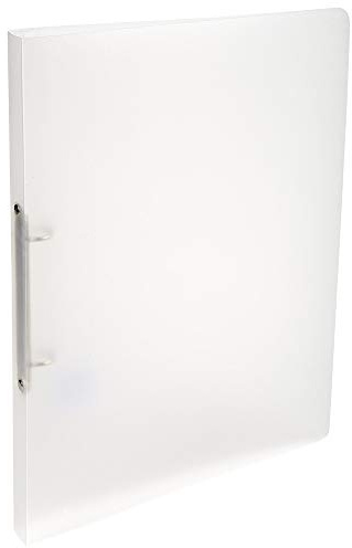 Exacompta - Ref. 54160E - 1 Chromaline translucent flexible PP binder - 2 round rings, diameter 15 mm - Spine 20 mm - External dimensions: 32 x 25 cm - Format to file A4 - Colour: colorless