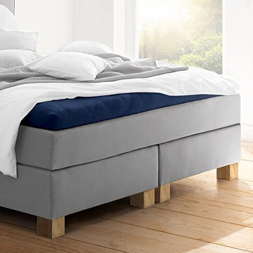 ESTELLA Topper-Spannbetttuch | Saphir