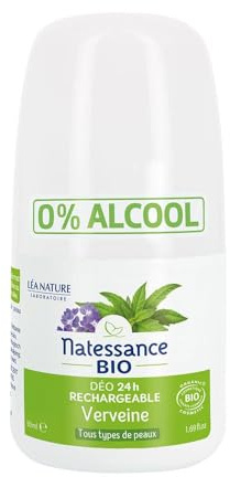 Natessance Déo 24H Bio-Eisenkraut, nachfüllbar, 50 ml