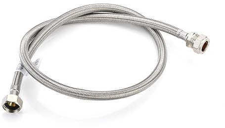 Home Range 900mm WRAS Approved15mm Compression x 1/2 |7 Lengths| Flexi Pipe Connector, BSP Fitting, 304 Stainless Steel, Rust & Lead-Free Flexible Hose for Kitchen & Bathroom