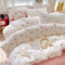 Covebett Pink Bow Duvet Cover Double Heart Bows Bowknot Print Kawaii Bedding Set Kids Girls Cute Pink White Bow Tie Microfiber Comforter Cover 200x200 cm with Zipper Closure and 2 Pillowcases 50x75 cm