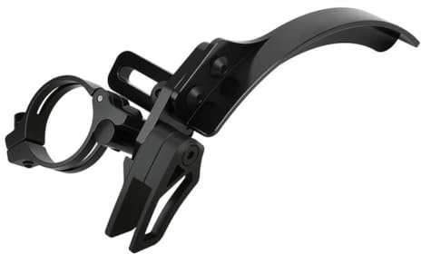 NiuLumea Protection de chaîne de vélo pour dérailleur avant - Support de conversion pour tige de selle de 34,9 mm de diamètre - Noir