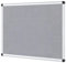 VIZ-PRO Pinnwand - Textil/Filz (grau) - mit Alurahmen - 90 x 60 cm