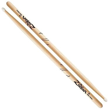Zildjian Super 5B Hickory Drumsticks - Wood Tip