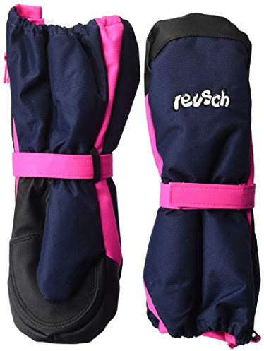 Reusch Baby Handschuh Happy R-TEX XT Mitten, Black Melange/Dress Blue, III, 4985520