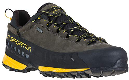 La Sportiva 24T900100 Uomo Scarponi da Montagna, Carbon/Yellow, 43 EU